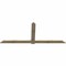 Ekena Millwork Eugene Rough Sawn Timber Gable Bracket, Douglas Fir, 108"W x 45"H x 2"D x 6"F, 10/12 Pitch GBW108X45X0206EUG00RDF - alternate 2
